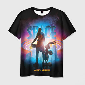 Мужская футболка 3D с принтом Space Jam 2 , 100% полиэфир | прямой крой, круглый вырез горловины, длина до линии бедер | bugs bunny | lebron james | space jam | space jam 2 | space jam a new legacy | vdzabma | багз банни | космический джем | космический джем 2 | космический джем: новое поколение | леброн джеймс