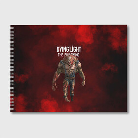 Альбом для рисования с принтом Dying light монстр , 100% бумага
 | матовая бумага, плотность 200 мг. | dying light | аномалия | зараженный | монстр | мутант | ужасы | урод | хоррор
