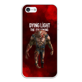 Чехол для iPhone 5/5S матовый с принтом Dying light монстр , Силикон | Область печати: задняя сторона чехла, без боковых панелей | dying light | аномалия | зараженный | монстр | мутант | ужасы | урод | хоррор