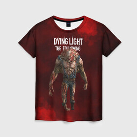 Женская футболка 3D с принтом Dying light монстр , 100% полиэфир ( синтетическое хлопкоподобное полотно) | прямой крой, круглый вырез горловины, длина до линии бедер | dying light | аномалия | зараженный | монстр | мутант | ужасы | урод | хоррор