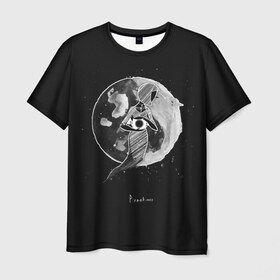 Мужская футболка 3D с принтом Eclipse , 100% полиэфир | прямой крой, круглый вырез горловины, длина до линии бедер | hip hop | pyrokinesis | rap | rep | андрей фёдорович | исполнители | исполнитель | музыка | пирокинезис | пирокинесис | реп