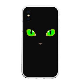 Чехол для iPhone XS Max матовый с принтом КОШАЧЬИ ГЛАЗКИ , Силикон | Область печати: задняя сторона чехла, без боковых панелей | Тематика изображения на принте: cat | cat eyes | eyes | аниме | взгляд | глаза | глаза кошки | глазки | животные | зелёный | киса | кот | коте | котейка | котенок | котэ | котя | кошачий глаз | кошачьи глаза | кошечка | кошка | мордочка