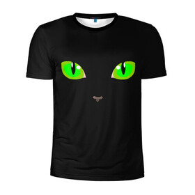 Мужская футболка 3D спортивная с принтом КОШАЧЬИ ГЛАЗКИ , 100% полиэстер с улучшенными характеристиками | приталенный силуэт, круглая горловина, широкие плечи, сужается к линии бедра | cat | cat eyes | eyes | аниме | взгляд | глаза | глаза кошки | глазки | животные | зелёный | киса | кот | коте | котейка | котенок | котэ | котя | кошачий глаз | кошачьи глаза | кошечка | кошка | мордочка