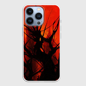 Чехол для iPhone 13 Pro с принтом ДРЕВО ХАОС 3D ,  |  | абстракция | башни | беспорядок | дерево | иллюстрация | искусство | кровавые облака | культура | текстура | хаос