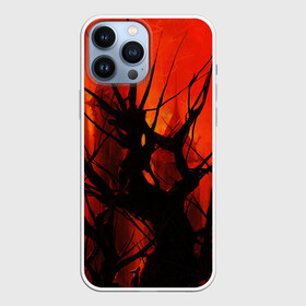 Чехол для iPhone 13 Pro Max с принтом ДРЕВО ХАОС 3D ,  |  | абстракция | башни | беспорядок | дерево | иллюстрация | искусство | кровавые облака | культура | текстура | хаос
