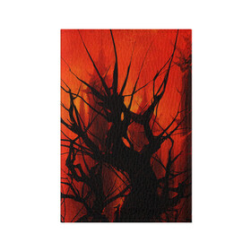 Обложка для паспорта матовая кожа с принтом ДРЕВО ХАОС 3D , натуральная матовая кожа | размер 19,3 х 13,7 см; прозрачные пластиковые крепления | абстракция | башни | беспорядок | дерево | иллюстрация | искусство | кровавые облака | культура | текстура | хаос