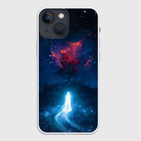 Чехол для iPhone 13 mini с принтом Душа идущая в космос | Soul space (Z) ,  |  | colors | galaxy | paints | soul | space | star
nebula | абстракция | вселенная | галактика | душа | звезда | звезды | космический | краски | планеты