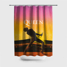 Штора 3D для ванной с принтом Queen Freddie Mercury (Z) , 100% полиэстер | плотность материала — 100 г/м2. Стандартный размер — 146 см х 180 см. По верхнему краю — пластиковые люверсы для креплений. В комплекте 10 пластиковых колец | freddie mercury | music | queen | брайан мэй | глэм рок | джон дикон | королева | музыка | поп рок | роджер тейлор | фредди меркьюри | хард рок