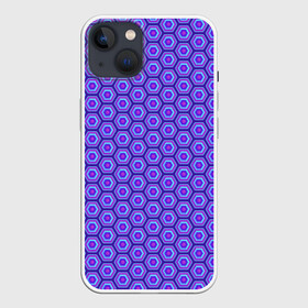 Чехол для iPhone 13 с принтом Geometric Background ,  |  | background | geometry | hexagon | pattern | texture | геометрия | паттерн | соты | текстура | фон | шестиугольник