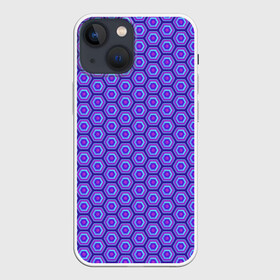 Чехол для iPhone 13 mini с принтом Geometric Background ,  |  | background | geometry | hexagon | pattern | texture | геометрия | паттерн | соты | текстура | фон | шестиугольник