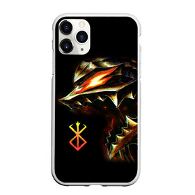 Чехол для iPhone 11 Pro матовый с принтом BERSERK logo , Силикон |  | anime | berserk | аниме | берсерк | бесерк | гатс | манга | мультфильм