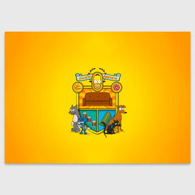 Поздравительная открытка с принтом Simpsons nation , 100% бумага | плотность бумаги 280 г/м2, матовая, на обратной стороне линовка и место для марки
 | Тематика изображения на принте: gomer | simpsons | the simpson | гомер | мульт | мультфильм | симпсоны