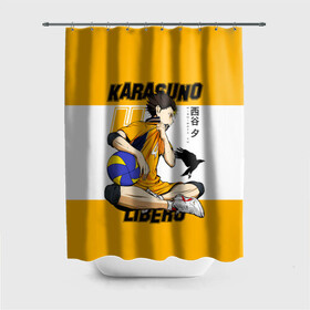 Штора 3D для ванной с принтом Юу Нишиноя из Карасуно Haikyu!! , 100% полиэстер | плотность материала — 100 г/м2. Стандартный размер — 146 см х 180 см. По верхнему краю — пластиковые люверсы для креплений. В комплекте 10 пластиковых колец | Тематика изображения на принте: 4 номер | anime | haikyu | haikyuu | karasuno | manga | аниме | божественный хранитель карасуно | волейбол | волейбольный клуб | карасуно | манга | ноя сан | саеко | старшая школа | супер либеро | хаику | хаикую | юу чан