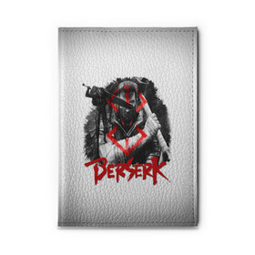 Обложка для автодокументов с принтом Берсерк - Berserk , натуральная кожа |  размер 19,9*13 см; внутри 4 больших “конверта” для документов и один маленький отдел — туда идеально встанут права | Тематика изображения на принте: anime | berserk | аниме | берсерк | бесерк | гатс | манга | мультфильм