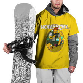 Накидка на куртку 3D с принтом Homer Cry , 100% полиэстер |  | Тематика изображения на принте: far cry | farcray | gomer | homer | simpsons | the simpson | гомер | мульт | мультфильм | симпсоны | фар край