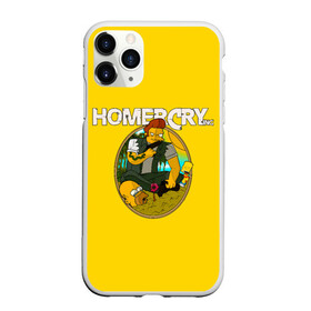 Чехол для iPhone 11 Pro матовый с принтом Homer Cry , Силикон |  | far cry | farcray | gomer | homer | simpsons | the simpson | гомер | мульт | мультфильм | симпсоны | фар край
