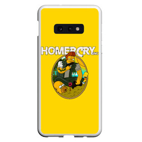 Чехол для Samsung S10E с принтом Homer Cry , Силикон | Область печати: задняя сторона чехла, без боковых панелей | far cry | farcray | gomer | homer | simpsons | the simpson | гомер | мульт | мультфильм | симпсоны | фар край