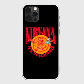 Чехол для iPhone 12 Pro Max с принтом Nevermind , Силикон |  | alternative | kurt cobain | metall | music | nirvana | rock | альтернатива | курт кобейн | курт кобэйн | металл | музыка | нирвана | нирванна | рок