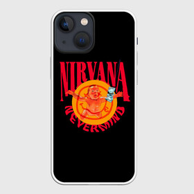 Чехол для iPhone 13 mini с принтом Nevermind ,  |  | alternative | kurt cobain | metall | music | nirvana | rock | альтернатива | курт кобейн | курт кобэйн | металл | музыка | нирвана | нирванна | рок