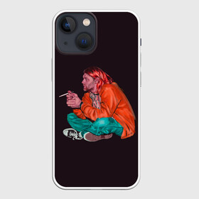 Чехол для iPhone 13 mini с принтом Sad Kurt ,  |  | Тематика изображения на принте: alternative | kurt cobain | metall | music | nirvana | rock | альтернатива | курт кобейн | курт кобэйн | металл | музыка | нирвана | нирванна | рок