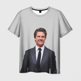 Мужская футболка 3D с принтом Tom Kryz , 100% полиэфир | прямой крой, круглый вырез горловины, длина до линии бедер | tomcruise | знаменитостьтомкруз | том круз | томкрузактер