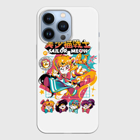 Чехол для iPhone 13 Pro с принтом Sailor Meow ,  |  | ami | cat | cats | meow | minako | moon | rei | sailor | usagi | ами | артемис | венера | кот | кошка | луна | макото | марс | меркурий | минако | мичиру | момару | мун | мяу | плутон | принц | рэй | сатурн | сейлор | серенити | сецун