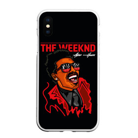 Чехол для iPhone XS Max матовый с принтом The Weeknd - After Hours , Силикон | Область печати: задняя сторона чехла, без боковых панелей | Тематика изображения на принте: blinding lights | music | pop | star boy | the weekend | the weeknd | музыка | уикенд