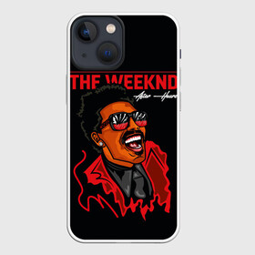 Чехол для iPhone 13 mini с принтом The Weeknd   After Hours ,  |  | Тематика изображения на принте: blinding lights | music | pop | star boy | the weekend | the weeknd | музыка | уикенд