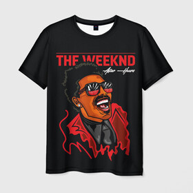 Мужская футболка 3D с принтом The Weeknd - After Hours , 100% полиэфир | прямой крой, круглый вырез горловины, длина до линии бедер | blinding lights | music | pop | star boy | the weekend | the weeknd | музыка | уикенд