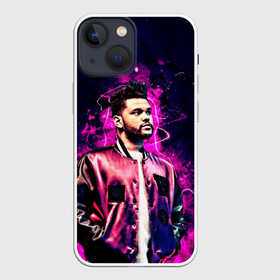 Чехол для iPhone 13 mini с принтом The Weeknd ,  |  | Тематика изображения на принте: blinding lights | music | pop | star boy | the weekend | the weeknd | музыка | уикенд