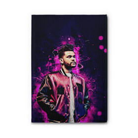 Обложка для автодокументов с принтом The Weeknd , натуральная кожа |  размер 19,9*13 см; внутри 4 больших “конверта” для документов и один маленький отдел — туда идеально встанут права | blinding lights | music | pop | star boy | the weekend | the weeknd | музыка | уикенд