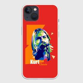 Чехол для iPhone 13 с принтом Kurt Cobain ,  |  | alternative | kurt cobain | metall | music | nirvana | rock | альтернатива | курт кобейн | курт кобэйн | металл | музыка | нирвана | нирванна | рок