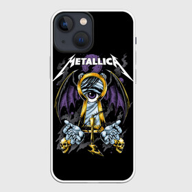 Чехол для iPhone 13 mini с принтом Взгляд сквозь замок ,  |  | alternative | metalica | metall | metallica | music | rock | альтернатива | джеймс хэтфилд | металика | металл | металлика | музыка | рок
