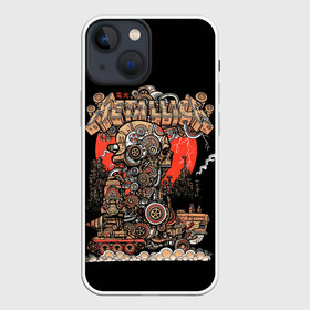 Чехол для iPhone 13 mini с принтом Стимпанк Металлика ,  |  | alternative | metalica | metall | metallica | music | rock | альтернатива | джеймс хэтфилд | металика | металл | металлика | музыка | рок