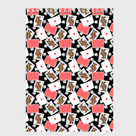 Скетчбук с принтом Карты , 100% бумага
 | 48 листов, плотность листов — 100 г/м2, плотность картонной обложки — 250 г/м2. Листы скреплены сверху удобной пружинной спиралью | 777 | cards | casino | chips | flash | fortune | game | joker | luck | omaha | poker | roulette | straight | texas holdem | tournament | азарт | джокер | игра | казино | карты | масти | омаха | покер | рулетка | стрит | техасский холдэм | турнир | удача |