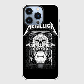 Чехол для iPhone 13 Pro с принтом Death magnetic ,  |  | Тематика изображения на принте: alternative | metalica | metall | metallica | music | rock | альтернатива | джеймс хэтфилд | металика | металл | металлика | музыка | рок