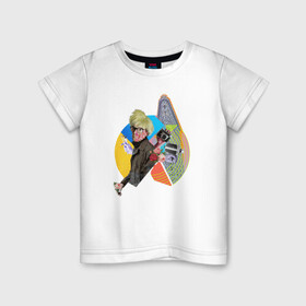 Детская футболка хлопок с принтом Энди Уорхол pop-art , 100% хлопок | круглый вырез горловины, полуприлегающий силуэт, длина до линии бедер | pop art | дизайнер | искусство | поп арт | портрет | современное искусство | творчество | уорхол | художник | энди уорхол