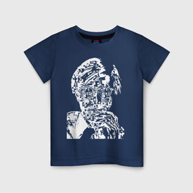 Детская футболка хлопок с принтом Andy Warhol self-portrait , 100% хлопок | круглый вырез горловины, полуприлегающий силуэт, длина до линии бедер | Тематика изображения на принте: andy warhol | art | celebrity | face | legend | pop art | автопортрет | знаменитость | искусство | легенда | лицо | поп арт | энди уорхол