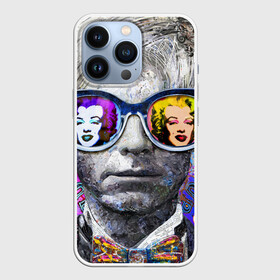 Чехол для iPhone 13 Pro с принтом Andy Warhol (Энди Уорхол) ,  |  | Тематика изображения на принте: andy warhol | warhol | бабочка | берюзовая | бирюзовая мэрилин | галстук бабочка | картина | мерелин | мерлин | мэрелин | мэрилин | очки | портрет | уорхол | энди уорхол | эндрю уорхол