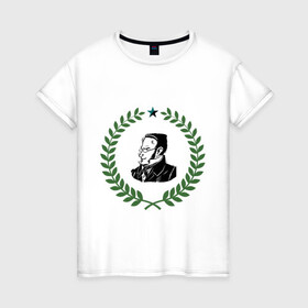 Женская футболка хлопок с принтом Макс Штирнер , 100% хлопок | прямой крой, круглый вырез горловины, длина до линии бедер, слегка спущенное плечо | anarchy | spook | stirner | анархизм | исторические личности | философы | штирнер