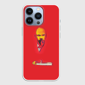 Чехол для iPhone 13 Pro с принтом Энди Уорхол   Красный Ленин ,  |  | andy warhol | warhol | борода | картина | книга | красный ленин | ленин | портрет | рука | ссср | уорхол | энди уорхол | энди уорхол красный ленин | эндрю уорхол