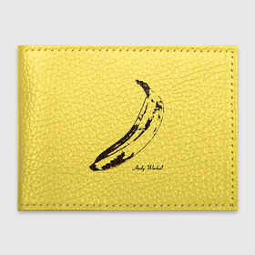 Обложка для студенческого билета с принтом Энди Уорхол   Банан , натуральная кожа | Размер: 11*8 см; Печать на всей внешней стороне | andy warhol | warhol | банан | желтый | картина | уорхол | энди уорхол | эндрю уорхол