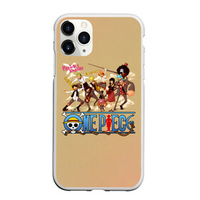 Чехол для iPhone 11 Pro матовый с принтом Пираты Соломенной Шляпы | One Piece , Силикон |  | anime | manga | one piece | аниме | большой куш | брук | ван пис | вон пис | гоинг мерри | король пиратов | манга | монки д. луффи | мугивары | нами | новый мир | пират | пираты соломенной шляпы | ророноа зоро