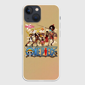 Чехол для iPhone 13 mini с принтом Пираты Соломенной Шляпы | One Piece ,  |  | Тематика изображения на принте: anime | manga | one piece | аниме | большой куш | брук | ван пис | вон пис | гоинг мерри | король пиратов | манга | монки д. луффи | мугивары | нами | новый мир | пират | пираты соломенной шляпы | ророноа зоро