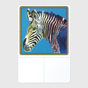 Магнитный плакат 2Х3 с принтом Зебра Энди Уорхол , Полимерный материал с магнитным слоем | 6 деталей размером 9*9 см | andrew warholaа | andy warhol | art | artist | homo universale | horse | pop art | zebra | африка | животные | зебра | искусство | конь | лошадь | поп арт | саванна | современное искусство | старые картины | уорхол | художник