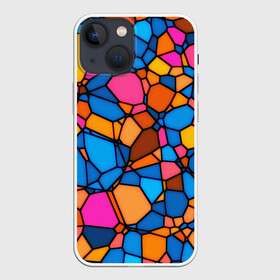 Чехол для iPhone 13 mini с принтом Mosaic ,  |  | mosaic | мозаика | стекло | текстура