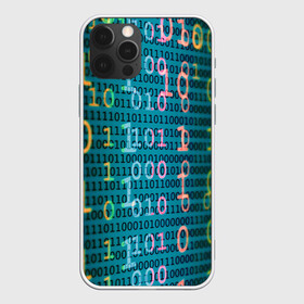 Чехол для iPhone 12 Pro Max с принтом Бинарный код , Силикон |  | binary | code | бинарный | еденица | код | ноль | последовательность | программа