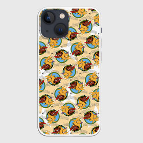 Чехол для iPhone 13 mini с принтом The Angry Beavers   Крутые Бобры ,  |  | angry | beavers | daggett | norbert | бобер | бобр | бобры | дег | деггет | дуфус | крутые | мульт | норб | норберт | фостер