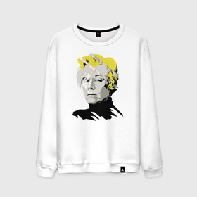 Мужской свитшот хлопок с принтом Andy&Marilyn , 100% хлопок |  | andy warhol | art | celebrity | face | legend | pop art | автопортрет | знаменитость | искусство | легенда | лицо | поп арт | энди уорхол