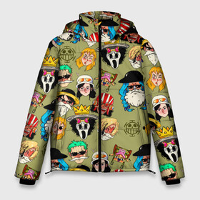 Мужская зимняя куртка 3D с принтом Персонажи One Piece Большой куш , верх — 100% полиэстер; подкладка — 100% полиэстер; утеплитель — 100% полиэстер | длина ниже бедра, свободный силуэт Оверсайз. Есть воротник-стойка, отстегивающийся капюшон и ветрозащитная планка. 

Боковые карманы с листочкой на кнопках и внутренний карман на молнии. | Тематика изображения на принте: anime | manga | monkey d. luffy | one piece | аниме | большой куш | ван пис | вон пис | гол д. роджер | кайдо | король пиратов | луфи | луффи | манга | манки д. луффи | нами | нико робин | пират | портгас д. эйс | ророноа зоро
